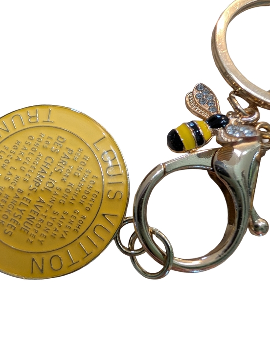 Auth. Louis Vuitton Trunks & Bags Charm 35x41mm, Yellow - Picture 9 of 10